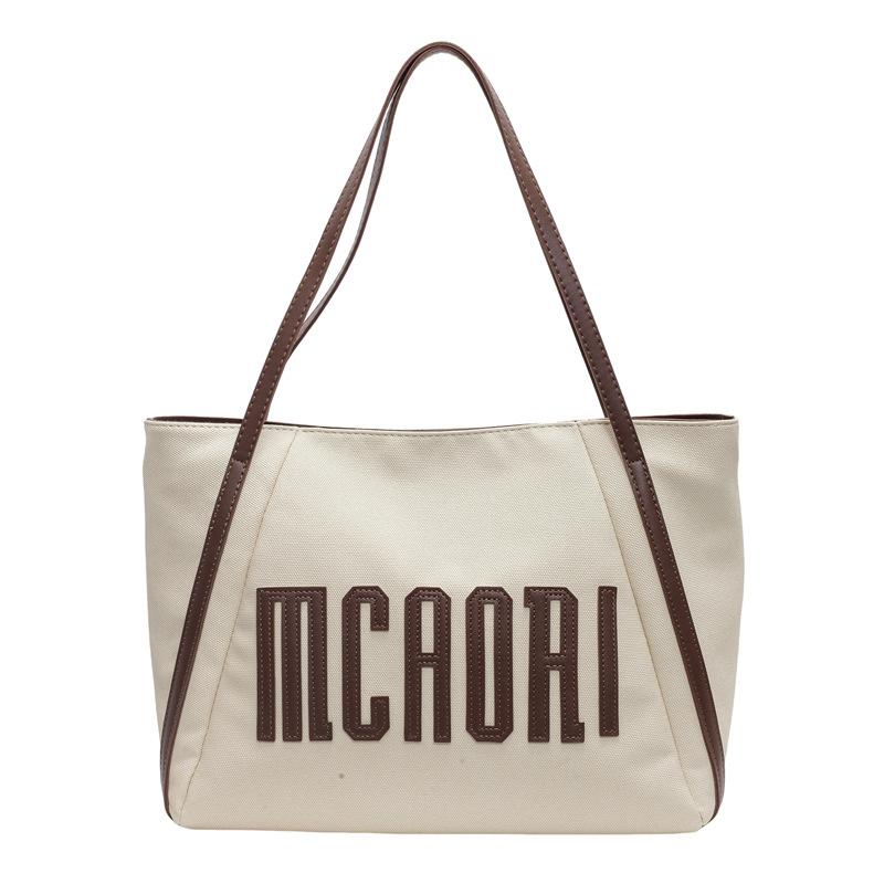 

Сумка большой вместимости Женская новая сумка через плечо Повседневная универсальная сумка-тоут для поездок