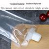 Soy Milk Stand-Up Spout Bag - Reusable, Transparent, Liquid-Safe, Large Diameter Packaging for Soups & Beverages