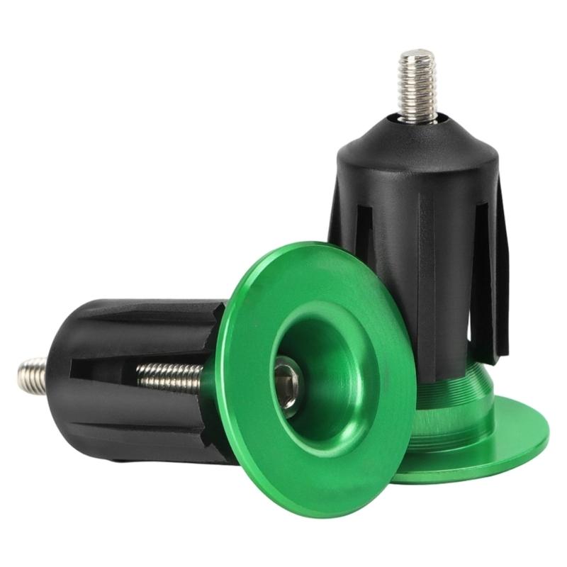 Universally Fit Aluminum Bike Handlebar End Cap Easy To Install Handlebar End Plugs For Various Riding Conditions