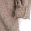 LESS 2023 Winter Lamb Wool Loose Lapel Jacket