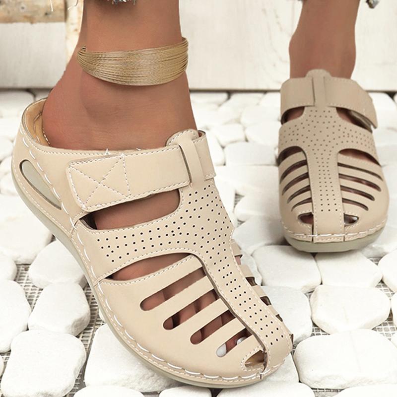 модные женские сандалии летние нескользящие туфли для женщин слипоны женские сандалии — фото 3