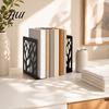 Stable Bookends 1 Pair Tree of Life Decorative for Shelves, Heavy Duty Bookshelf Non-slip Organizer, Hollow Book Holder Stoppers Desk, Office Library