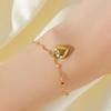 EILIECK 316L Stainless Steel Heart Love Necklace Bracelets Earrings Set For Women New Trendy Gold Plated Waterproof Jewelry
