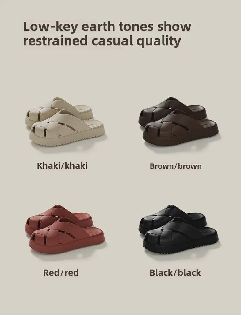 Unisex Geräuschlose Haussandalen mit weicher Sohle - Rutschfeste Sommerschuhe zum Baden & für den Außenbereich