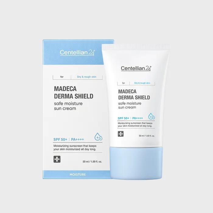 CENTELLIAN24 Madeca Derma Shield Safe Moisture Sun Cream 50ml (SPF50+) 1ea 24H UV Protection Moisture Hydrating Vegan Essence