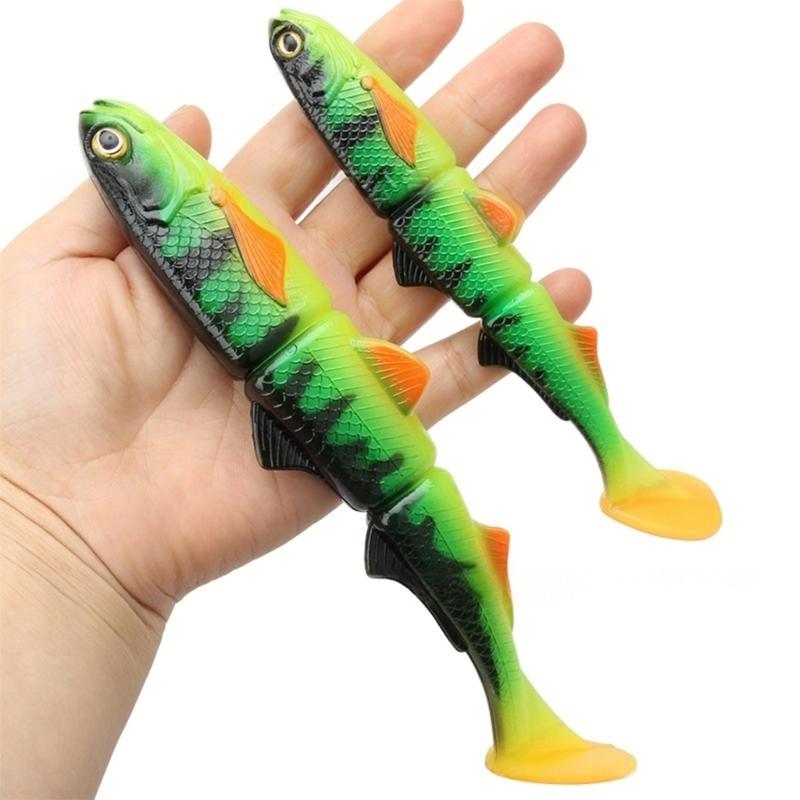 Künstlicher Swimbait Salzwasser T-Schwanz Köder 16cm/22cm Weichköder Paddelschwanz Angelköder Swim Baits
