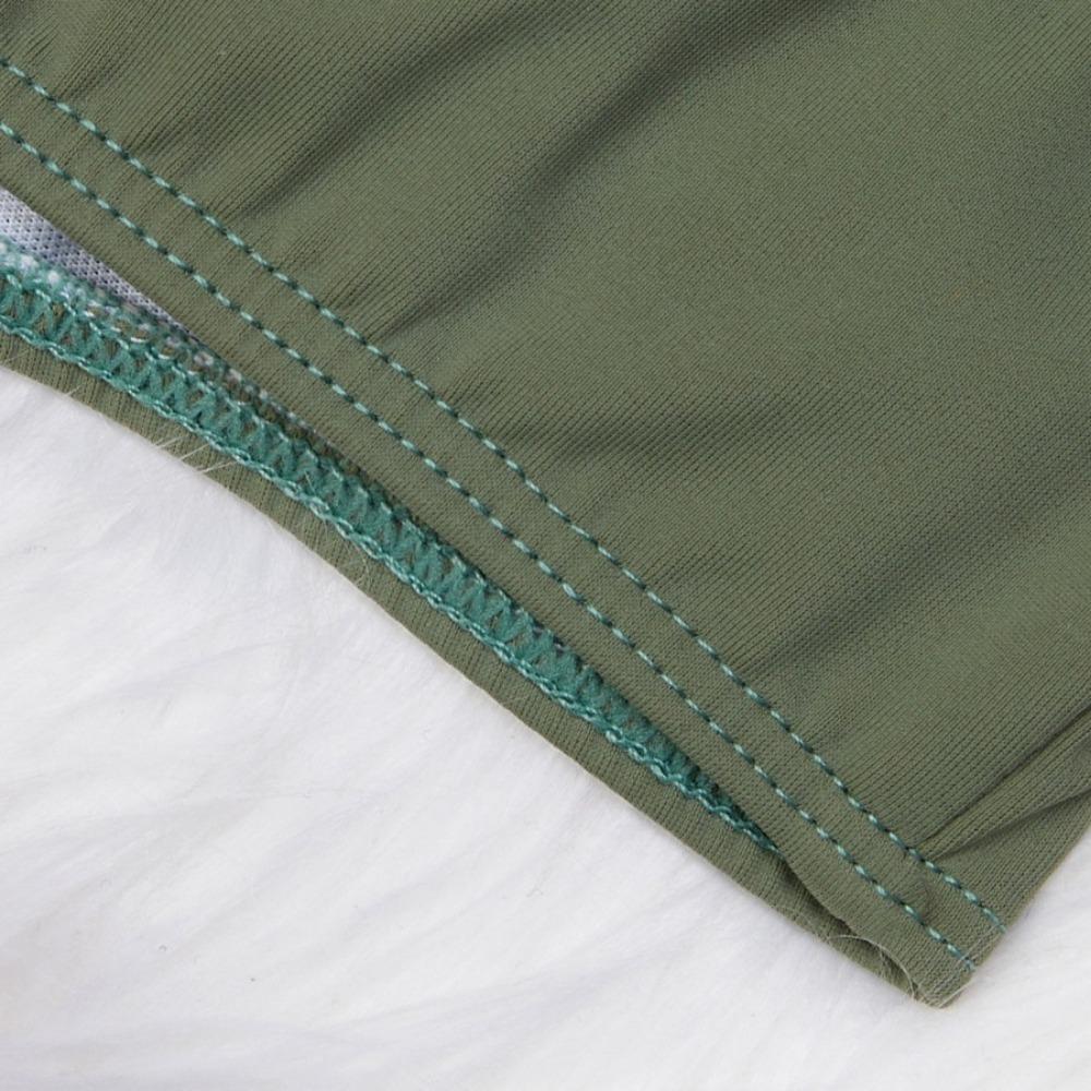 European and American Solid Color Triangle Bikini Split Sexy Women's Swimsuit Bikini