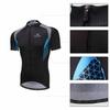 Mens Cycling Jersey Short Sleeve Performance Top Breathable Fit Bike Riding Apparel