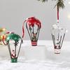 Creative Christmas Hot Air Balloon Decorations Christmas Home Party Decorations Santa Claus Reindeer Window Display Ornaments