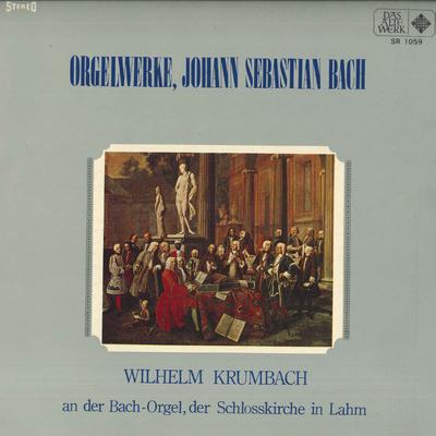 LP Record BACH, WILHELM KRUMBACH - Orgelwerke SR1059PROMO TELEFUNKEN Japan Classical Used