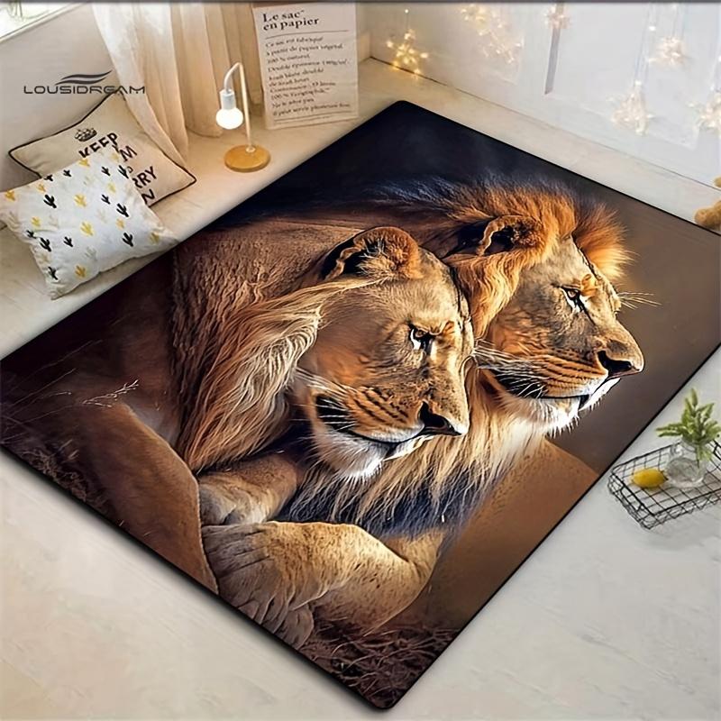 Koberec s leopardím vzorem Personalizované koberce Obývací pokoj Pohovka Konferenční stolek Protiskluzová podložka Dekorace ložnice Rohožky Krásné Dominantní