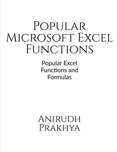 Kniha Popular Microsoft Excel Functions