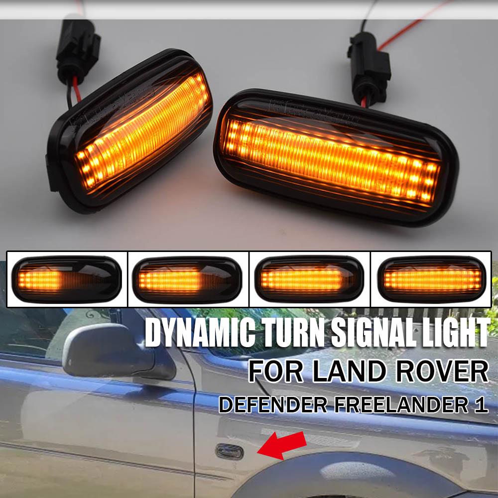 

LED Dynamic Flashing Led Side Marker Turn Signal Light for Car for Land Rover Discovery 2 Defender Freelander 1 Car Accessories