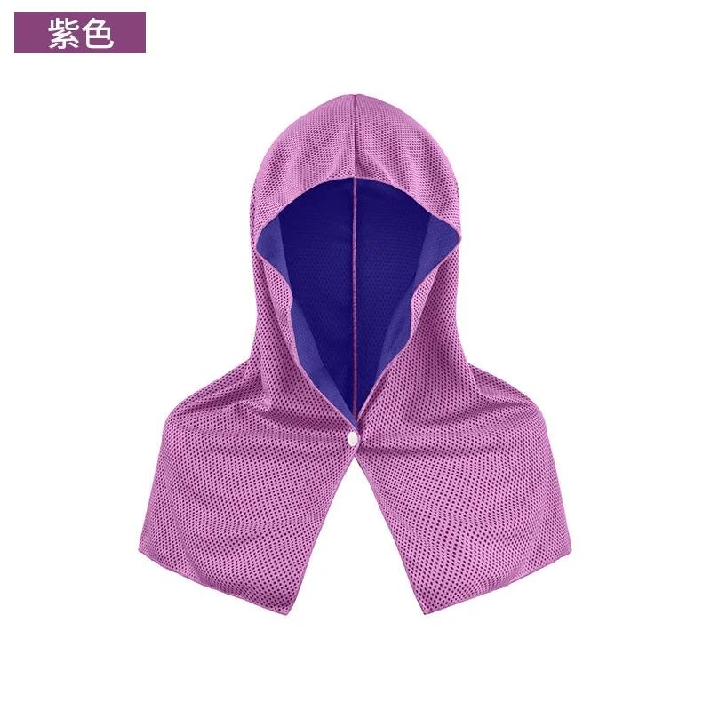 Cooling Hoodie Towel Cooling Towels Quick Drying Absorbent Towels for Neck and Face UV Protection Sport Workout Camping Cycling