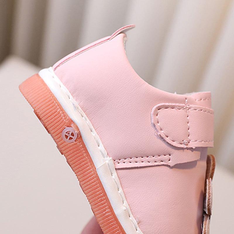Spring/Autumn Baby Girl Single Shoes 0-1-2 Years Old, Squeaky Shoes That Make Sound, Infant Walking Shoes, Cute Princess Shoes.