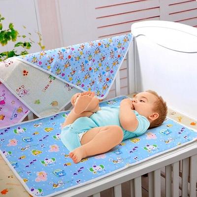 Cute Cartoon Printed Baby Diaper Pad Cotton Waterproof Diaper Pad