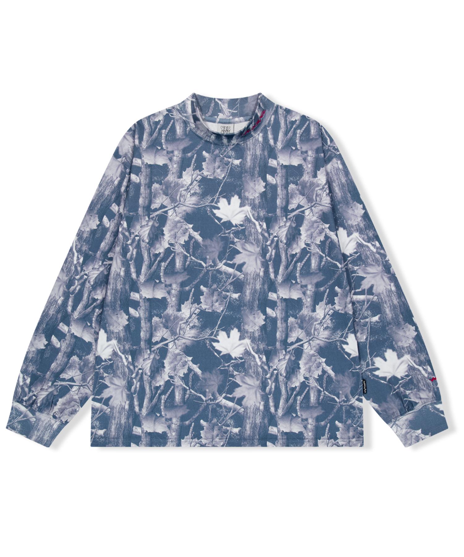 Yes Ic Y.E.S Mock Neck L/S Blue S