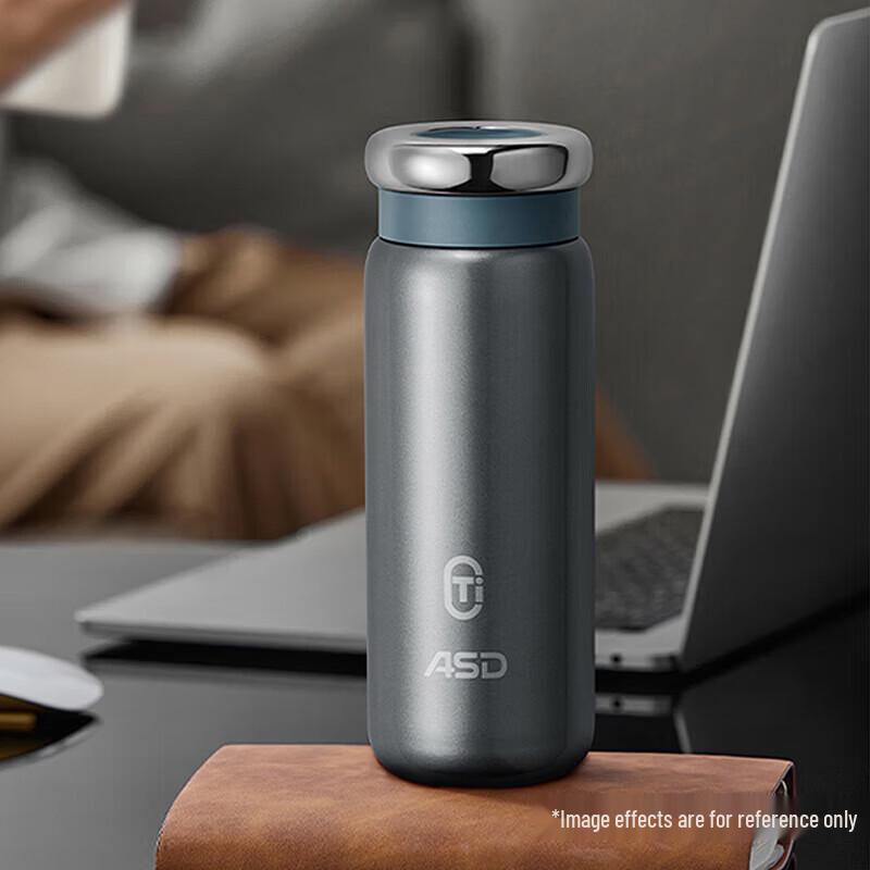 ASD Pure Titanium Vacuum Insulated Water Bottle