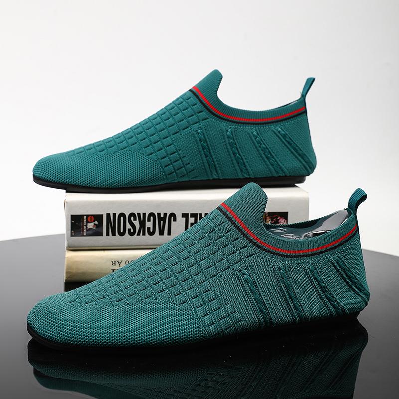 MAEDEF Men's Shoes Breathable Loafers Men Shoes Lightweight Home Bedroom Slippers for Men Comfortable Walking Shoes