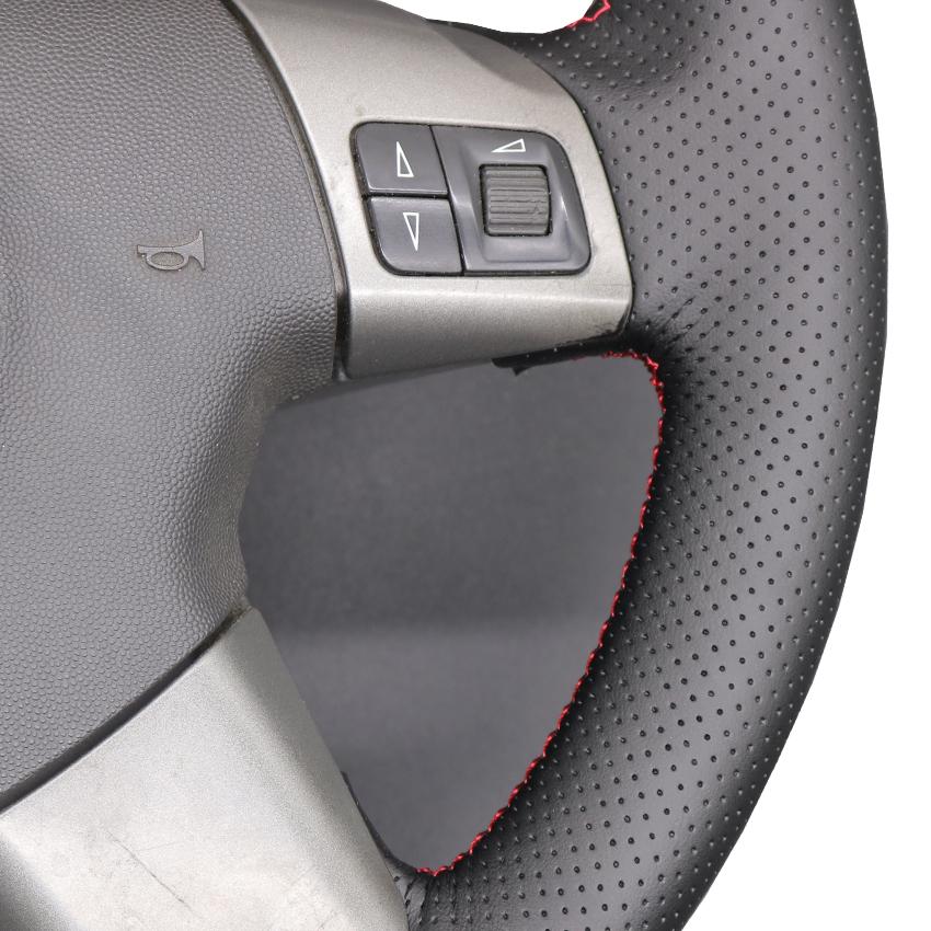 Black Faux Leather Steering Wheel Cover For Opel Vectra C 2002-2005 Signum 2003-2005 Vauxhall Vectra Signum Holden Vectra 2004