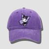 Kuromi Baseball Caps Adult Outdoor Hat Cute Anime Melody Cinnamoroll Sanrios Cap Cotton Cartoon Bonnet Girl Headgear Women Gift