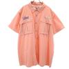 MAGELLAN Outdoors Short Sleeve Shirt 2XL Pink Big Size Ventilation Men's Used