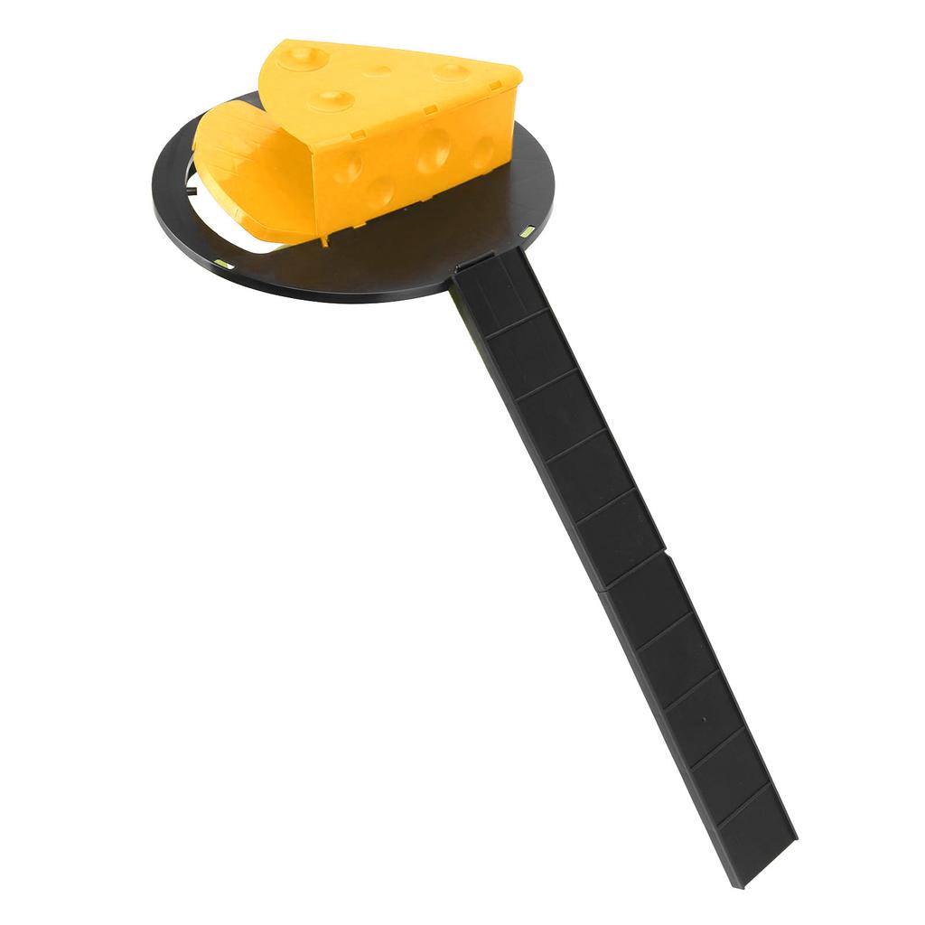 Slip Lid Mouse Trap Automatic Reset Reusable Cheese Shape Detachable Rat Trap for Barn Kitchen