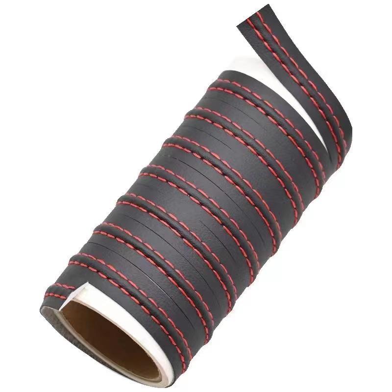 Car Mouldings Trim PU Leather Braid Decorative Line Strip For Dashboard Door Sticker Universal DIY Strips Interior Accessories