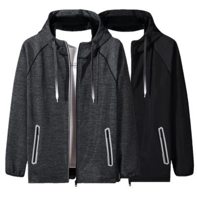 Men's Jacket Outdoor Loose Sports Jacket Men's Spring and Autumn New Hooded Cardigan Men's Top