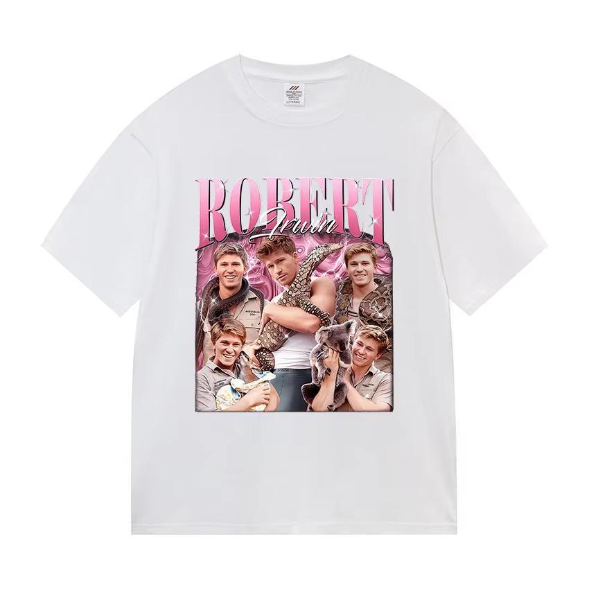 Funny Robert Irwin Wildlife Zoo Graphic T Shirt Unisexs Women Vintage Fashion Oversized Tshirts Unisex Harajuku Clothing Tshirt