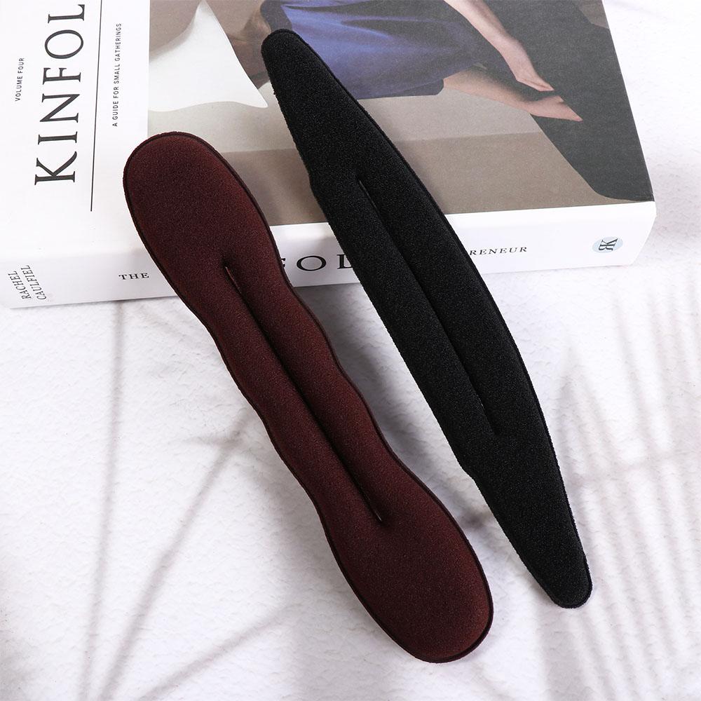 Foam Sponge Clip Hairstyle Twist Maker Easy Big Ring Bun Curler Braider Hair Bun Maker Women