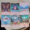 Lunar Magic Oracle Deck 10.5*7.5cm 40 Moon Cards Double-embossed, Moon Phases, Goddesses, Sacred Animals, Plants Spiritual Gift