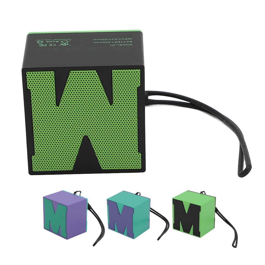 Wireless Miniature Bluetooth 5.4 Speaker IP54 Water Proof 6 Hours Playtime Noise Reduction Lanyard P