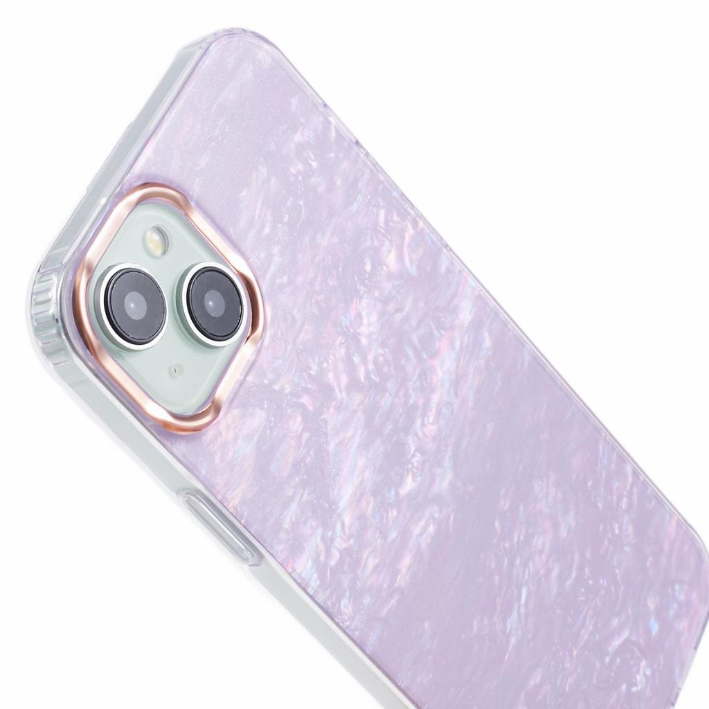 For iPhone 15 TPU+PC Scratch Resistant Phone Cover IMD Shell Pattern Back Protector Case
