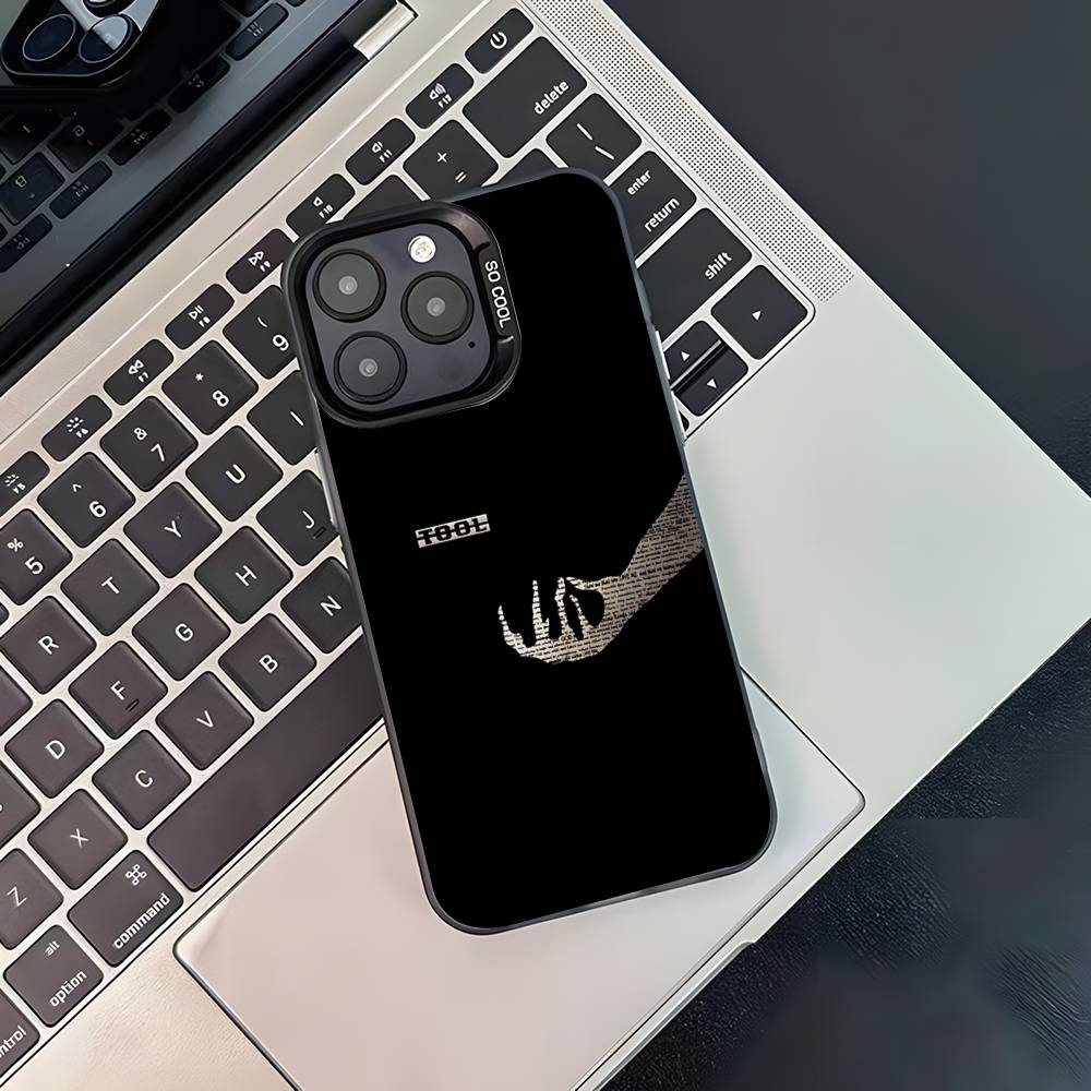 

Band Tool Schism Phone Case For iPhone 16,15,14,13,12,11,Pro,XS,Max,Plus,Mini,SE4,E Black Matte Shockproof Cover iPhone12PROMAX