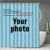 Custom Shower Curtain Bathroom Waterproof Curtains 3D Printing Customized Photo Polyester Bath Decor With Hooks For Dropshipping