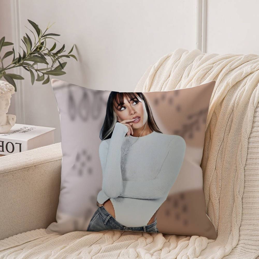 Hot-Singer A-Aitana Ocana Pillow Case Home Decor Throw For Sofa Bed Car Room Decor Gift Idea