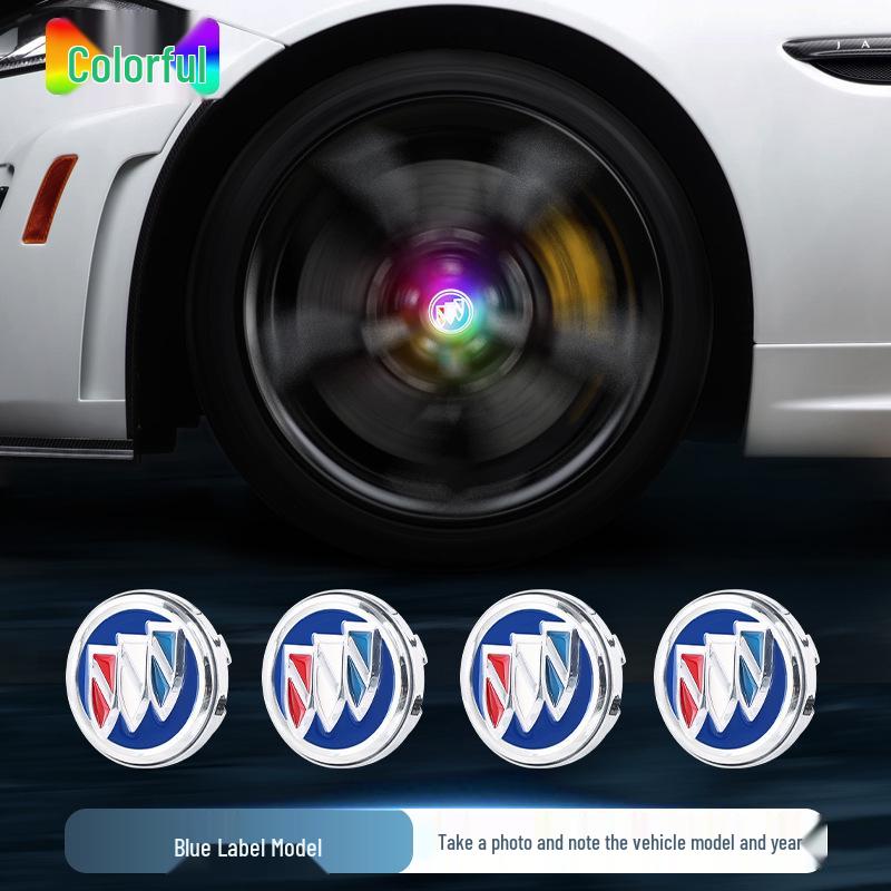 Compatible Magnetic Levitation Hub Lights for Buick: Excelle, Verano, LaCrosse, Enclave, Envision, GL8 - Luminous Tire Lights.