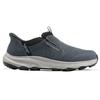 Skechers Slip-In Casual Men Grey Low Top Casual Shoes Thick Sole Comfortable 237786-GRY