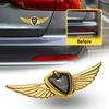 TYTU6 3D Metal Car Body Fender Decoration Badge Sticker Emblem Decal For Tesla Model 3 Y X S Semi Cybertruck Roadster Auto Accessories