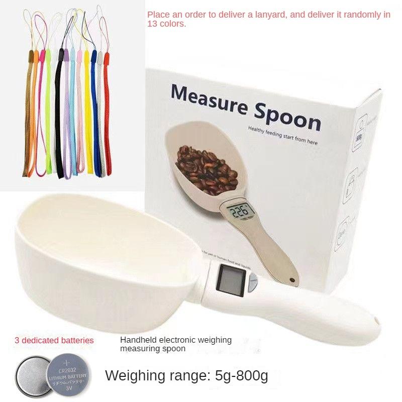 Cat Food Dog Food Weighing Spoon Pet Food Electronic Weighing Measuring Spoon Cat Dog Pet Supplies