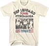 Def Leppard 1977 Band Rock Inglese 1983 USA Tour Pyromania
