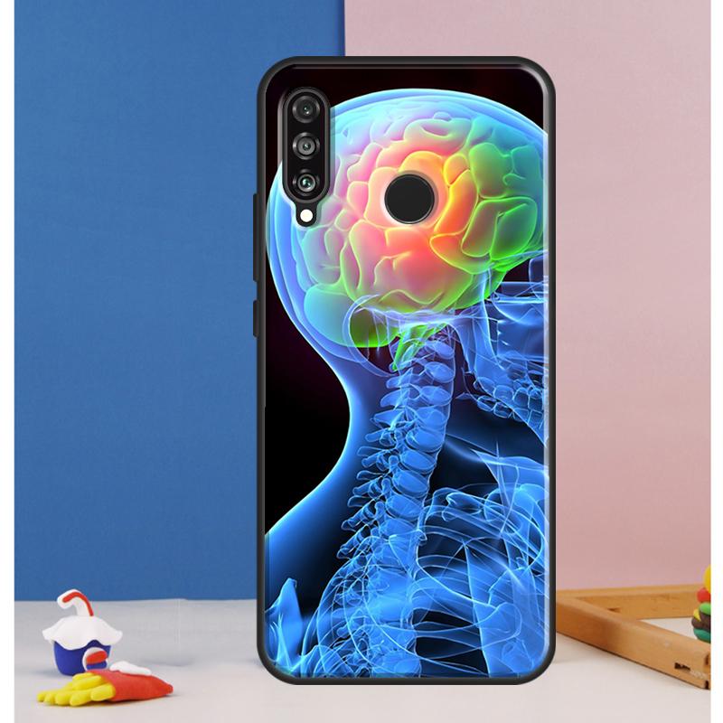 Medical Human Organs Brain Case For Huawei Nova 10 9 SE 8i 11i 12i 12s Y60 Y61 Y70 Y90 Y72 Y73 Y91 P60 Pro P30 P40 Lite