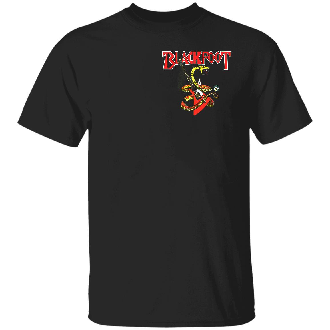 HOT NEW Blackfoot rock band logo T-shirt Black Unisex Tee All sizes XX776 XXXL