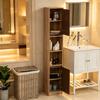 Tall Storage Cabinet, Narrow Bathroom Storage Cabinet, Slim Home Storage Cabinet (only with storage cabinet)