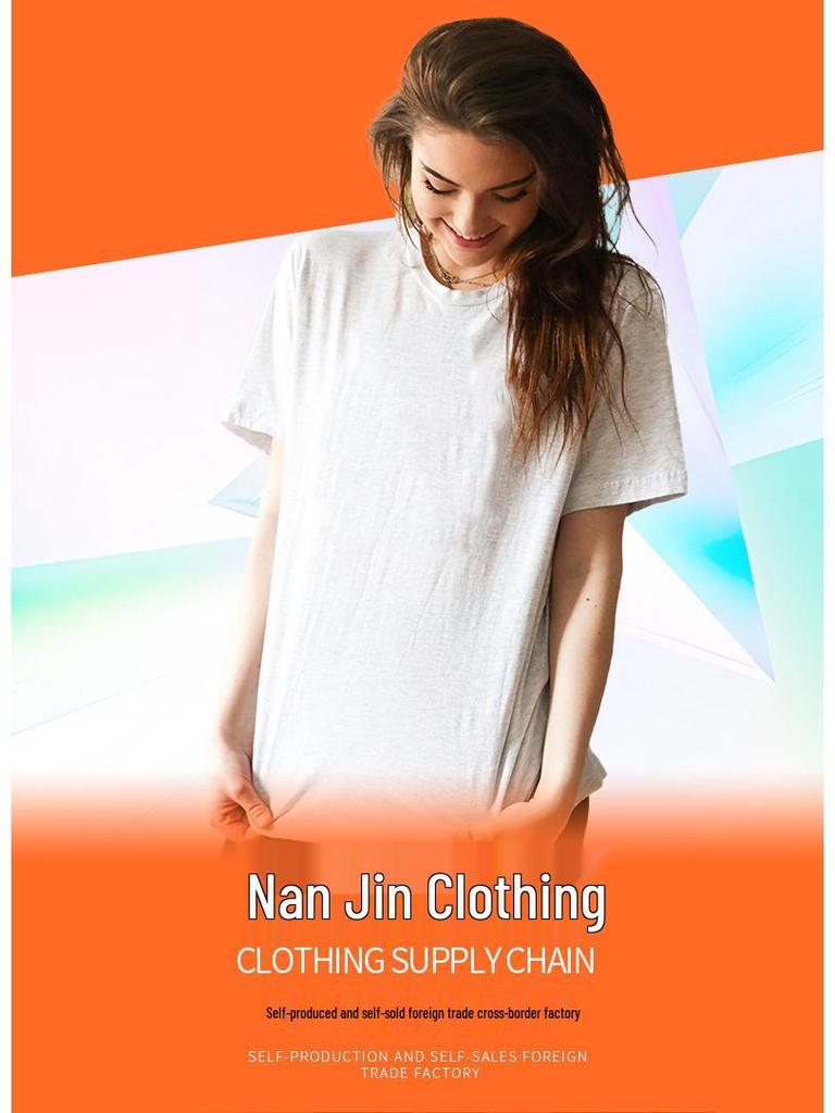 John Pok Named the Women's Printed T-shirt a Stylish, Fun, Casual Summer Streetwear Tee.