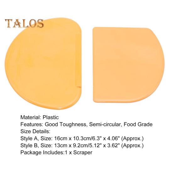 Butter Scrape Easily Cleaned Multifunctional Time-saving Useful Dessert Baking Spatula Dough Cutter for Bakery