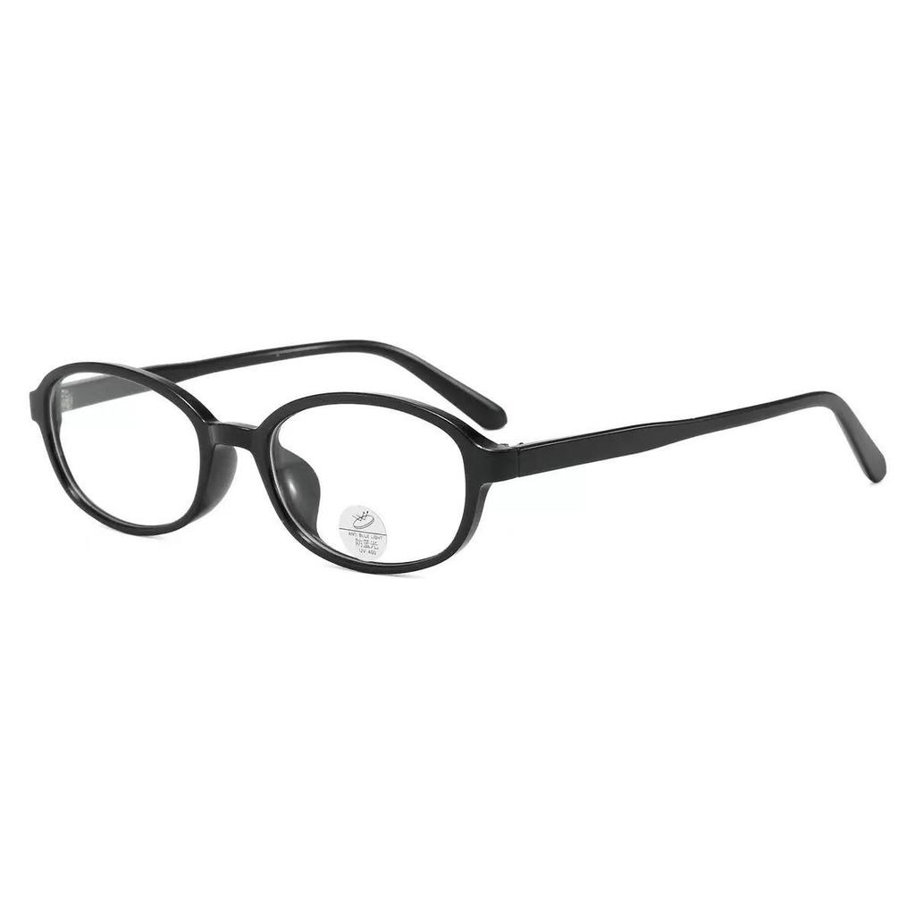 Japanese High-End Retro Oval Glasses for Women - Anti-Blue Light, Red Frame