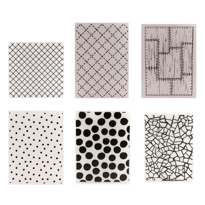 Embossing Folder Grid Dot Stencils for Card Making DIY Scrapbooking Album Paper