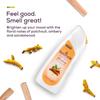 Santoor Glowing Skin Body Wash, angereichert mit Sandelholzextrakten und wildem Kurkuma, seifenfrei, parabenfrei, pH-ausgeglichenes Duschgel, 230 ml